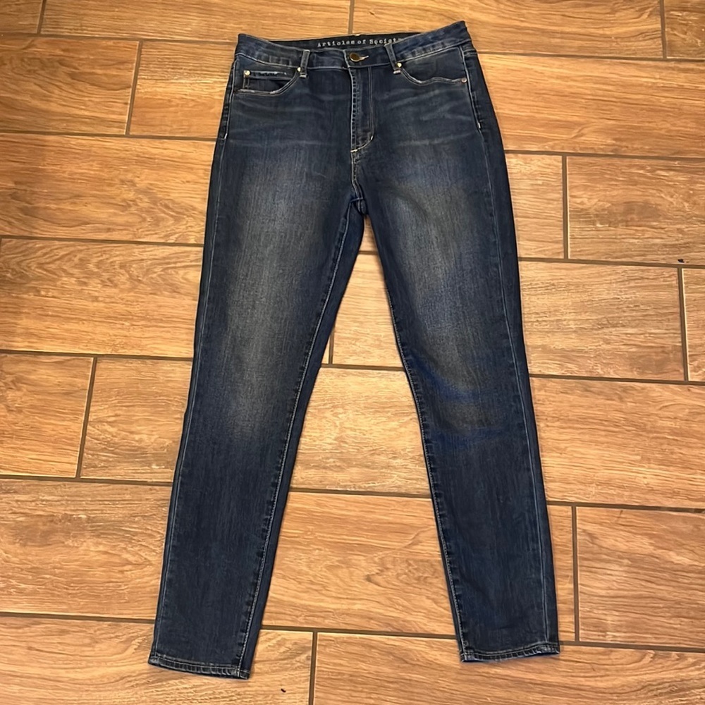 Articles of Society Mid-Rise Skinny Jeans Blue 29